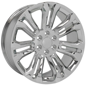 OE Wheels Replica CV43 Chrome 22x9.0 +24 6x139.7mm 78.1mm