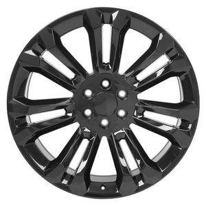 OE Wheels Replica CV43 Gloss Black 24x10.0 +24 6x139.7mm 78.1mm - Wheelwiz