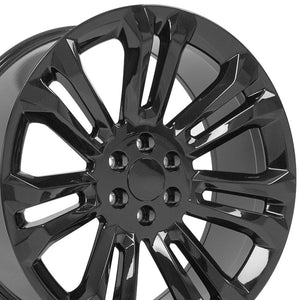 OE Wheels Replica CV43 Gloss Black 24x10.0 +24 6x139.7mm 78.1mm - Wheelwiz