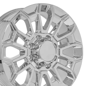 OE Wheels CV53B Chrome 22x8.5 +44 8x180|N/Amm 124.1mm - Wheelwiz