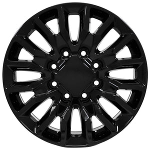 OE Wheels CV59B Gloss Black 20x8.5 +44 8x180|N/Amm 124.1mm - Wheelwiz