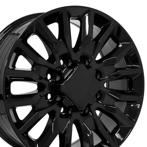 OE Wheels CV59B Gloss Black 20x8.5 +44 8x180|N/Amm 124.1mm - Wheelwiz