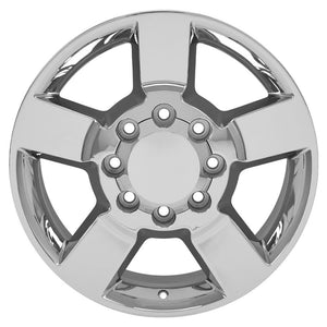 OE Wheels Replica CV59B Chrome 20x8.5 +44 8x180mm 124.1mm - Wheelwiz