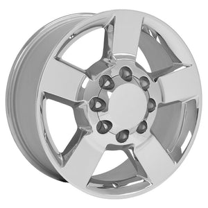 OE Wheels Replica CV59B Chrome 20x8.5 +44 8x180mm 124.1mm - Wheelwiz