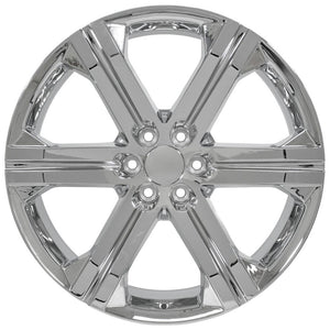 OE Wheels CV60 Chrome 24x10 +30 6x139.7|N/Amm 78.1mm - Wheelwiz
