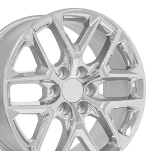 OE Wheels CV62 Chrome 20x9 +28 6x139.7|N/Amm 78.1mm - Wheelwiz