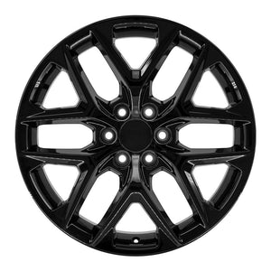 OE Wheels CV62 Gloss Black 22x9 +28 6x139.7|N/Amm 78.1mm - Wheelwiz