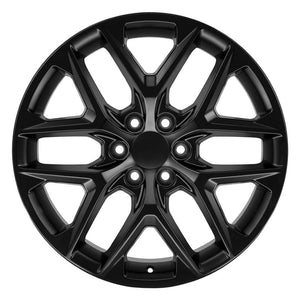 OE Wheels CV62 Satin Black 22x9 +28 6x139.7|N/Amm 78.1mm - Wheelwiz