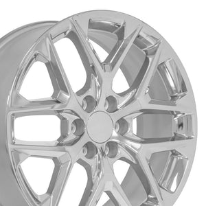 OE Wheels CV62 Chrome 22x9 +28 6x139.7|N/Amm 78.1mm - Wheelwiz