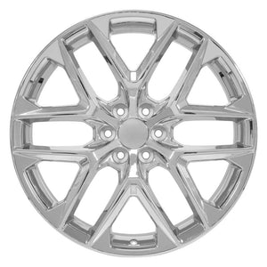 OE Wheels CV62 Chrome 24x10 +28 6x139.7|N/Amm 78.1mm - Wheelwiz