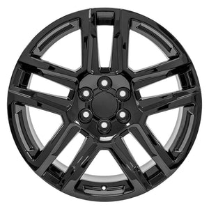 OE Wheels Replica CV63 Gloss Black 22x9.0 +28 6x139.7mm 78.1mm - Wheelwiz