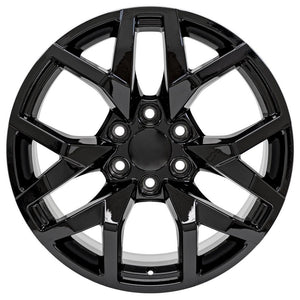 OE Wheels Replica CV66 Gloss Black 20x9.0 +28 6x139.7mm 78.1mm - Wheelwiz