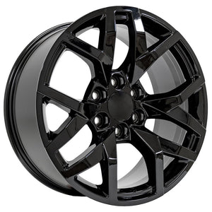 OE Wheels Replica CV66 Gloss Black 20x9.0 +28 6x139.7mm 78.1mm - Wheelwiz