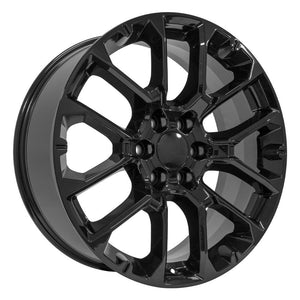 OE Wheels Replica CV67 Gloss Black 22x9.0 +28 6x139.7mm 78.1mm