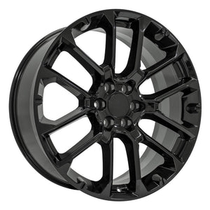 OE Wheels Replica CV67 Gloss Black 24x10.0 +28 6x139.7mm 78.1mm