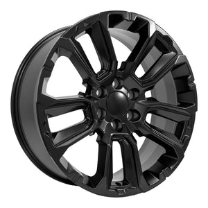 OE Wheels Replica CV68 Satin Black 22x9.0 +28 6x139.7mm 78.1mm