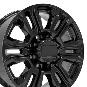 OE Wheels Replica CV70B Gloss Black 20x8.5 +47 8x180mm 124.1mm