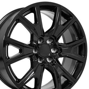 OE Wheels CV71 Gloss Black 22x9 +28 6x139.7|N/Amm 78.1mm - Wheelwiz
