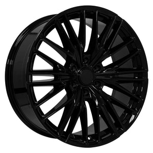 OE Wheels CV72 Gloss Black 22x9 +18 6x139.7|N/Amm 78.1mm - Wheelwiz