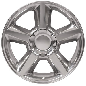 OE Wheels Replica CV83 Polished 20x8.5 +31 6x139.7mm 78.1mm