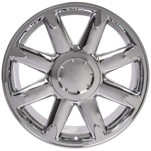 OE Wheels Replica CV85 Chrome 20x8.5 +31 6x139.7mm 78.1mm