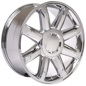 OE Wheels Replica CV85 Chrome 20x8.5 +31 6x139.7mm 78.1mm