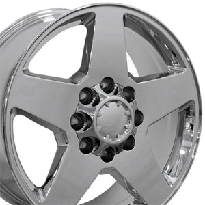 OE Wheels Replica CV91A Chrome 20x8.5 +12 8x165.1mm 116.7mm