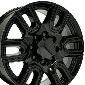 OE Wheels Replica CV96A Gloss Black 20x8.5 +12 8x165.1mm 116.7mm - Wheelwiz