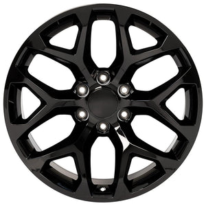 OE Wheels Replica CV98 Gloss Black 22x9.0 +24 6x139.7mm 78.1mm - Wheelwiz