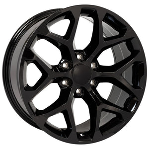 OE Wheels Replica CV98 Gloss Black 22x9.0 +24 6x139.7mm 78.1mm - Wheelwiz