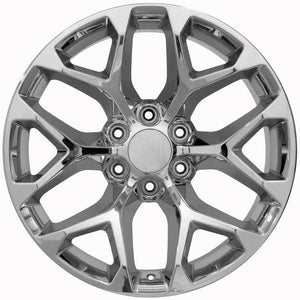 OE Wheels Replica CV98 Chrome 20x9.0 +31 6x139.7mm 78.1mm - Wheelwiz