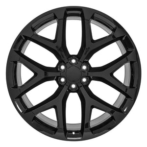 OE Wheels Replica CV98 Gloss Black 26x10.0 +25 6x139.7mm 78.1mm - Wheelwiz