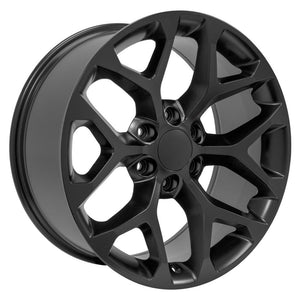 OE Wheels Replica CV98B Satin Black 20x9.0 +24 6x139.7mm 78.1mm