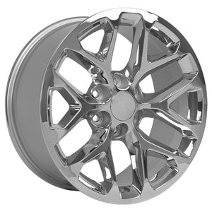 OE Wheels Replica CV98B Chrome 20x9.0 +24 6x139.7mm 78.1mm