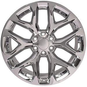 OE Wheels Replica CV98B Chrome 22x9.0 +24 6x139.7mm 78.1mm - Wheelwiz