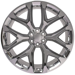 OE Wheels Replica CV98B Chrome 26x10.0 +24 6x139.7mm 78.1mm