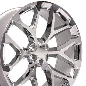 OE Wheels Replica CV98B Chrome 26x10.0 +24 6x139.7mm 78.1mm