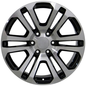 OE Wheels Replica CV99 Black Machined 22x9.0 +31 6x139.7mm 78.1mm - Wheelwiz