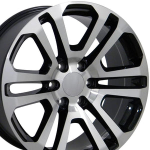 OE Wheels Replica CV99 Black Machined 22x9.0 +31 6x139.7mm 78.1mm - Wheelwiz