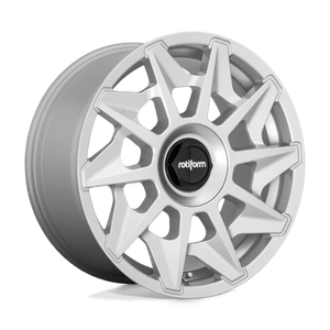 Rotiform R124 CVT Gloss Silver 18x8.5 +45 5x112mm 66.6mm - Wheelwiz