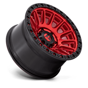 Fuel Offroad D834 CYCLE Candy Red W/ Black Ring 17x9 -12 5x127mm 71.5mm - Wheelwiz