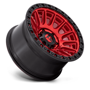 Fuel Offroad D834 CYCLE Candy Red W/ Black Ring 17x9 -12 6x139.7mm 106.1mm - Wheelwiz