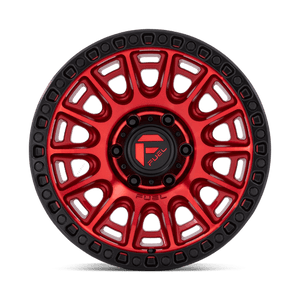 Fuel Offroad D834 CYCLE Candy Red W/ Black Ring 17x8.5 +34 5x120mm 65.1mm - Wheelwiz