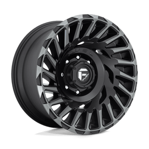 Fuel Offroad D683 CYCLONE Matte Machined Double Dark Tint 18x9 -12 5x127mm 71.5mm - WheelWiz