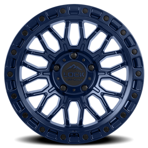 Lock Offroad Combat Matte Blue 20x10 +18 5x127mm 71.5mm