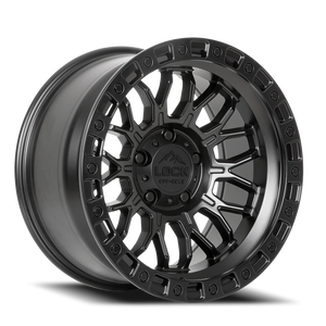 Lock Offroad Combat Matte Black W/ Matte Black Ring 20x9 0 6x139.7mm 106.2mm