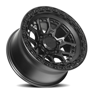 Lock Offroad Commando Matte Black W/ Matte Black Ring 17x9 +12 6x135mm 87.1mm