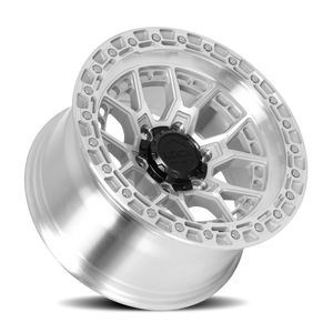 Lock Offroad Commando Machined Silver W/ Clear Coat 17x9 0 6x139.7mm 106.2mm