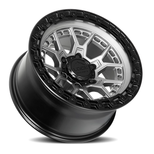 Lock Offroad Commando Matte Grey W/ Matte Black Ring 20x10 +18 8x165.1mm 125.2mm