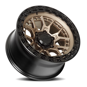 Lock Offroad Commando Matte Bronze W/ Matte Black Ring 17x9 +12 6x135mm 87.1mm